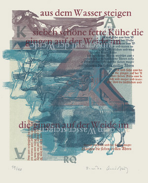 Lot 3836, Auction  107, Quadflieg, Roswitha, Traumalphabet