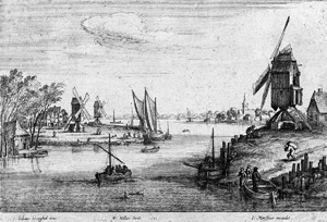 Lot 5141, Auction  107, Hollar, Wenzel, Die drei Windmühlen