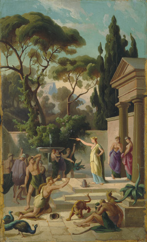 Lot 6062, Auction  107, Preller d. Ä., Friedrich, Kirke verwandelt die Gefährten des Odysseus in Tiere