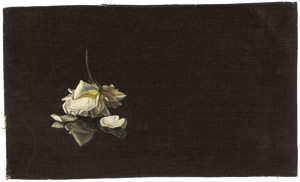 Lot 6763, Auction  107, Libert, Betzy Marie Petrea, Welke Rosenblüte vor dunklem Grund