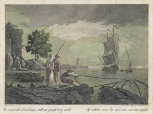 Lot 1142, Auction  108, Colle, Peregrin de, Les mers. 4 kolorierte Kupferstiche von Colle nach Joseph Vernet