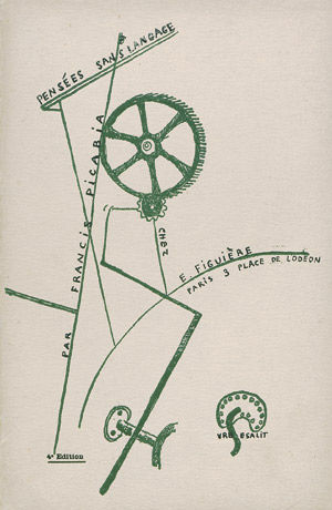 Lot 3616, Auction  108, Picabia, Francis, Pensées sans langage