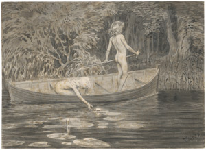 Lot 6777, Auction  108, Fidus, "Wasserrosen"