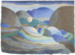 Lot 7424, Auction  108, Merk, Kurt, Abstrakte Landschaft