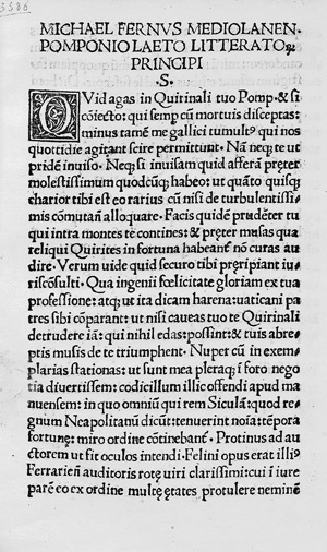 Lot 1049, Auction  109, Sandeus, Felinus, Epitoma de regno Apuliae et Siciliae. 