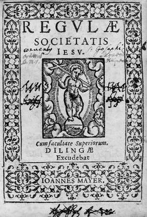 Lot 1089, Auction  109, Ignatius von Loyola, Regulae Societatis Iesu, Exercitia spiritualia