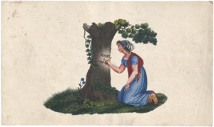 Lot 2521, Auction  109, Stammbuch-Blätter, eines Fräulein Meissner aus Sachsen