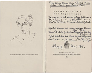 Lot 2525, Auction  109, Stieler, Hilde, 24 Gedichtmanuskripte + Beilagen