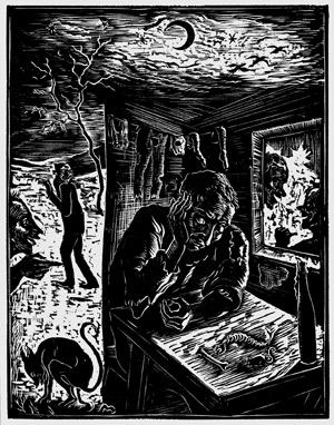 Lot 3446, Auction  109, Steinhardt, Jakob, Neun Holzschnitte zu ausgewählten Versen aus dem Buch Jeschu ben Elieser ben Sirach 