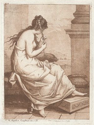 Lot 5276, Auction  109, Kauffmann, Angelika, Die Zopfflechterin