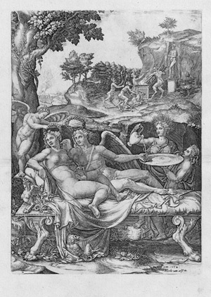 Lot 5518, Auction  109, Ghisi, Giorgio, Amor und Psyche