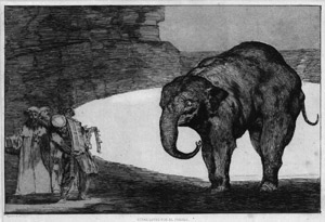 Lot 5527, Auction  109, Goya, Francisco de, Otras Leyes por el pueblo (Disparate de Bestia)