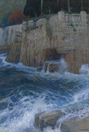 Lot 6211, Auction  109, Wilt, Hans, Nächtliche Brandung an der dalmatinischen Küste