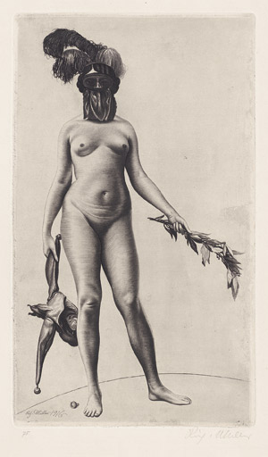 Lot 7324, Auction  109, Müller, Richard, Lorbeer und Narrenkappe