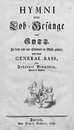 Lot 531, Auction  110, Schmidlin, Johannes, Hymni oder Lob-Gesänge auf Gott