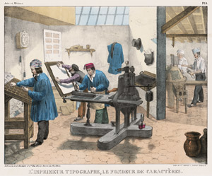 Lot 606, Auction  110, Janson, V., L'imprimeur typographie