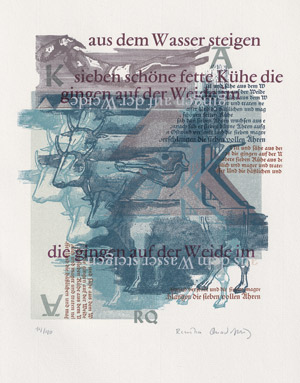 Lot 2916, Auction  110, Quadflieg, Roswitha und Raamin-Presse, Traumalphabet