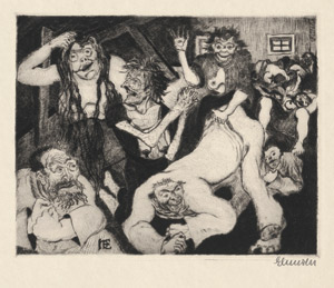 Lot 3204, Auction  110, Ehmsen, Heinrich und Hauptmann, Gerhart,  30 Radierungen zu Gerhart Hauptmanns Emmanuel Quint