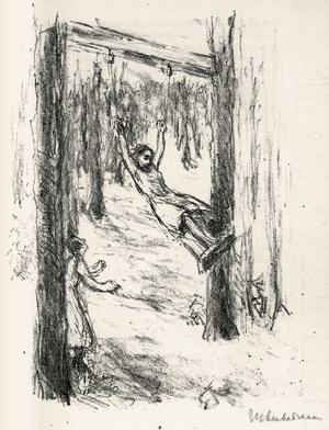 Lot 3314, Auction  110, Fontane, Theodor und Liebermann, Max, Effi Briest. Lithos von Liebermann