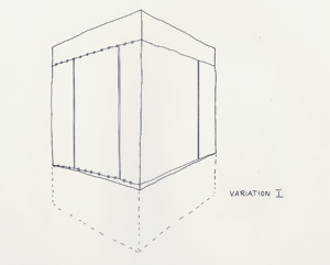 Lot 3478, Auction  110, Rückriem, Ulrich, Illustrationen zu einem Denkmal