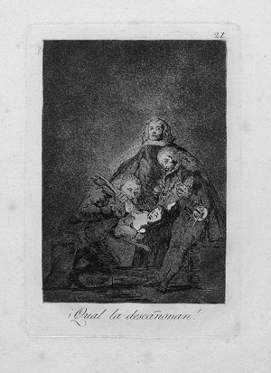 Lot 5279, Auction  110, Goya, Francisco de, ¡Qual la Descañonan!