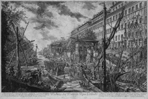 Lot 5307, Auction  110, Piranesi, Giovanni Battista, Veduta del Porto di Ripa Grande