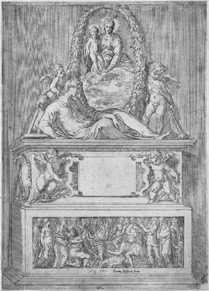 Lot 5495, Auction  110, Falconetto, Angelo, Das Grabmal eines Literaten, 