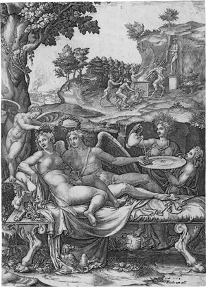 Lot 5503, Auction  110, Ghisi, Giorgio, Amor und Psyche