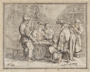 Lot 6441, Auction  110, Both, Andries - zugeschrieben, Bordellszene mit Zechern an einem Tisch