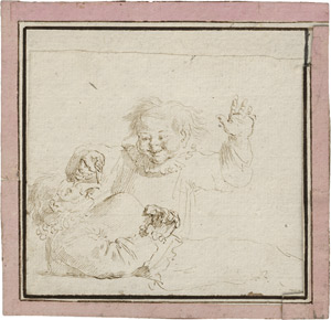 Lot 6509, Auction  110, Novelli, Pietro Antonio, Knabe einen Harlekin an der Nase kitzelnd