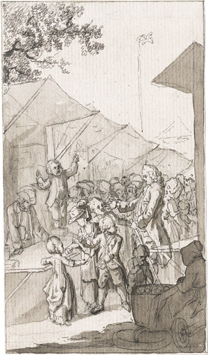 Lot 6531, Auction  110, Mechau, Jacob Wilhelm, Der kleine Schausteller