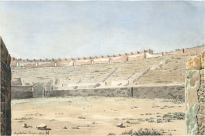 Lot 6605, Auction  110, Graf, Jean Henri, Im Amphitheater in Pompei