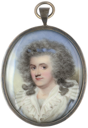 Lot 6837, Auction  110, Hurter, Carl Rudolph, Bildnis einer Dame mit gepuderter Perücke