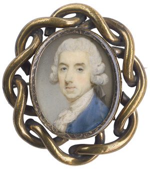 Lot 6854, Auction  110, Meyer, Jeremiah, Bildnis eines Herrn mit weißer Perücke