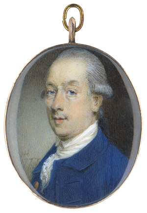 Lot 6856, Auction  110, Hone, Horace, Bildnis eines Herrn im blauen Rock