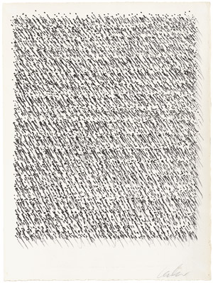 Lot 7416, Auction  110, Uecker, Günther, Manuelle Strukturen