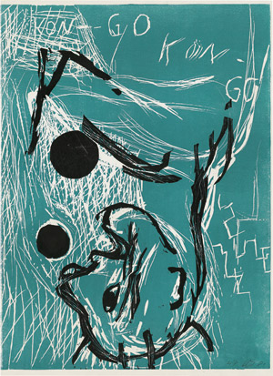 Lot 8069, Auction  110, Baselitz, Georg, Orangenesser (Kongo)