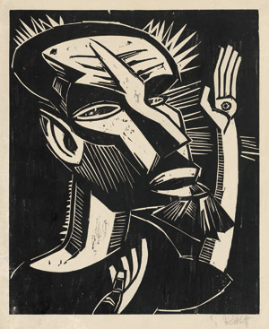 Lot 8310, Auction  110, Schmidt-Rottluff, Karl, Heiliger Franziskus