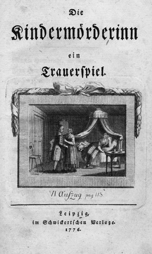 Lot 1976, Auction  111, Wagner, Heinrich Leopold, Die Kindermörderinn