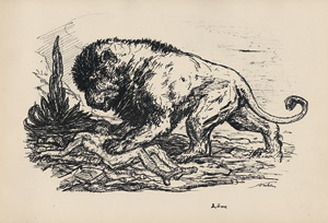 Lot 3306, Auction  111, Kubin, Alfred, Wilde Tiere