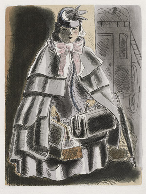 Lot 3345, Auction  111, Maupassant, Guy de und Dignimont, André - Illustr., Boule de suif - La maison Tellier - Le port