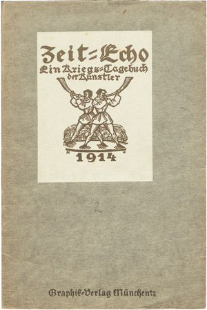Lot 3477, Auction  111, Zeit-Echo, Ein Kriegstagebuch für Künstler