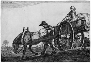 Lot 5417, Auction  111, Bleker, Gerrit C., Der zweirädrige Karren