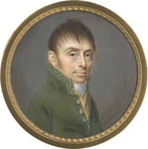 Lot 6886, Auction  111, Französisch, um 1807. Bildnis eine Zollbeamten in grüner Uniform
