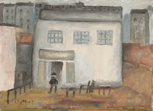 Lot 7288, Auction  111, Mühlenhaupt, Kurt, Mühlenhaupt vor seinem Trödelladen