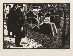 Lot 7322, Auction  111, Orlik, Emil, Der alte Judenfriedhof in Prag