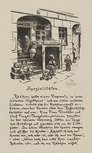 Lot 7456, Auction  111, Zille, Heinrich, Zwanglose Geschichten und Bilder