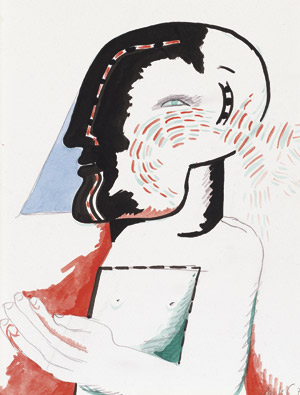 Lot 8062, Auction  111, Antes, Horst, Halbfigur mit offener Hand