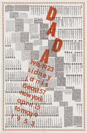 Lot 8128, Auction  111, Duchamp, Marcel, Dada. 1916-1923. Sidney Janis. New York