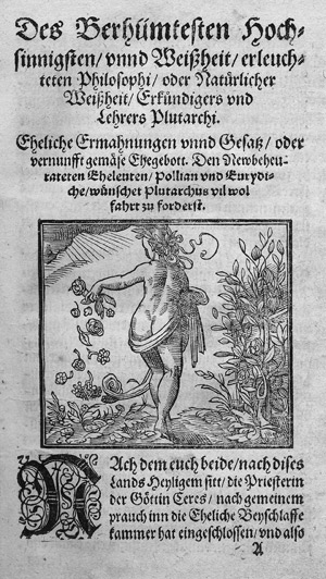 Lot 548, Auction  112, Fischart, Johann, Das Philosophisch Ehezuchtbüchlein